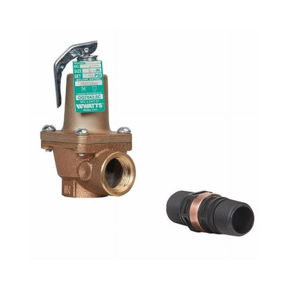 Watts F274428 174A Bronze Water Pressure Relief Valve 3/4 Inch FNPT 30 PSI