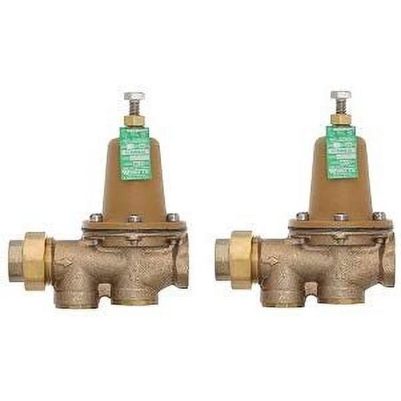 Watts 25AUB-Z3 Pressure Reducing Valve, 3/4" 2-Pack