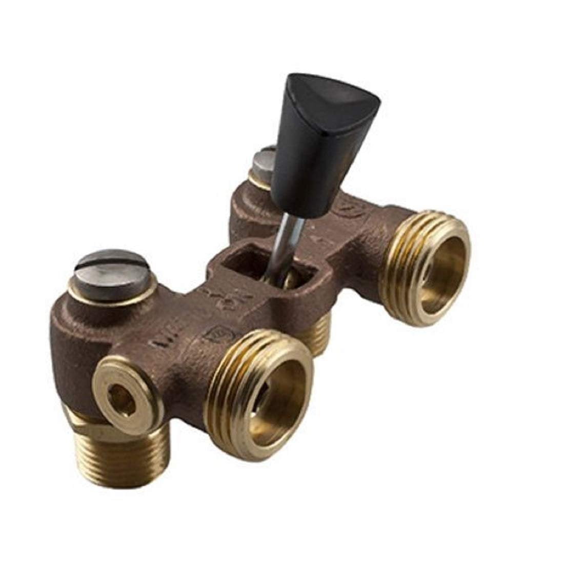 トップス WATTS Watts 2T-M2 Duo-Cloz Manual Washer Shutoff Valve, Hot/Cold