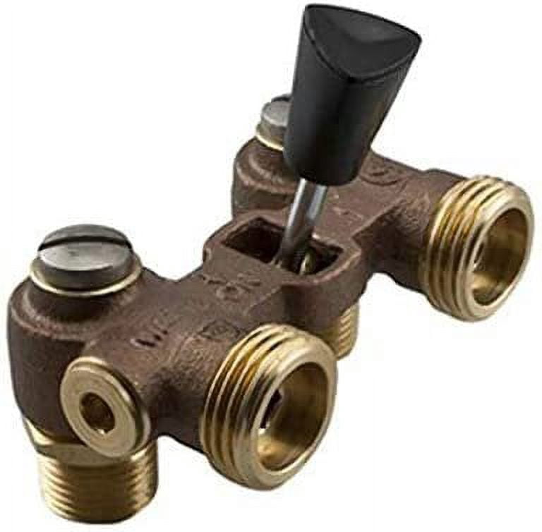 Watts 2T-M2 Duo-Cloz Manual Washer Shutoff Valve, Hot/Cold Water