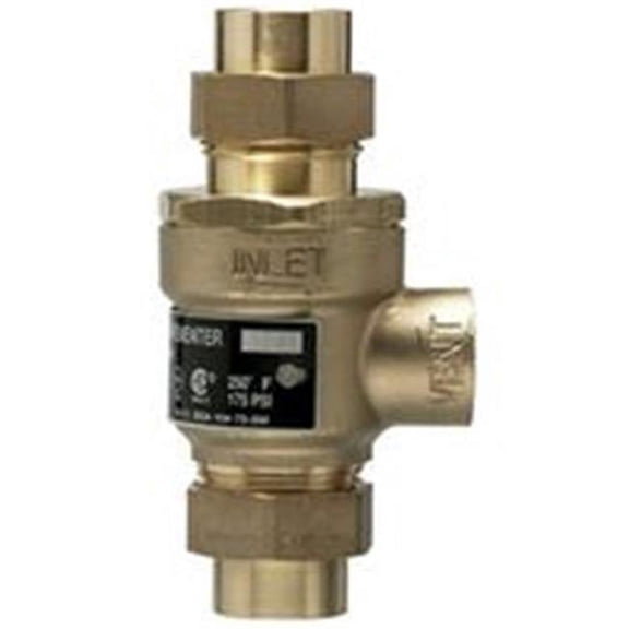 Watts 3027570, multi Brass 1/2 in Dual Check Valve