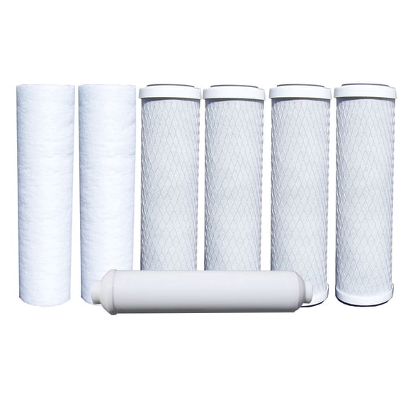 Watts 7-PK RO Filters Premier (500024 Compatible) 1 year 5 Stage Reverse Osmosis Replacements