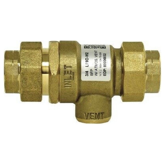 Watts 88006832 3/4" Dual Check Valve with Intermediate Atmospheric Vent, LF9D-M2