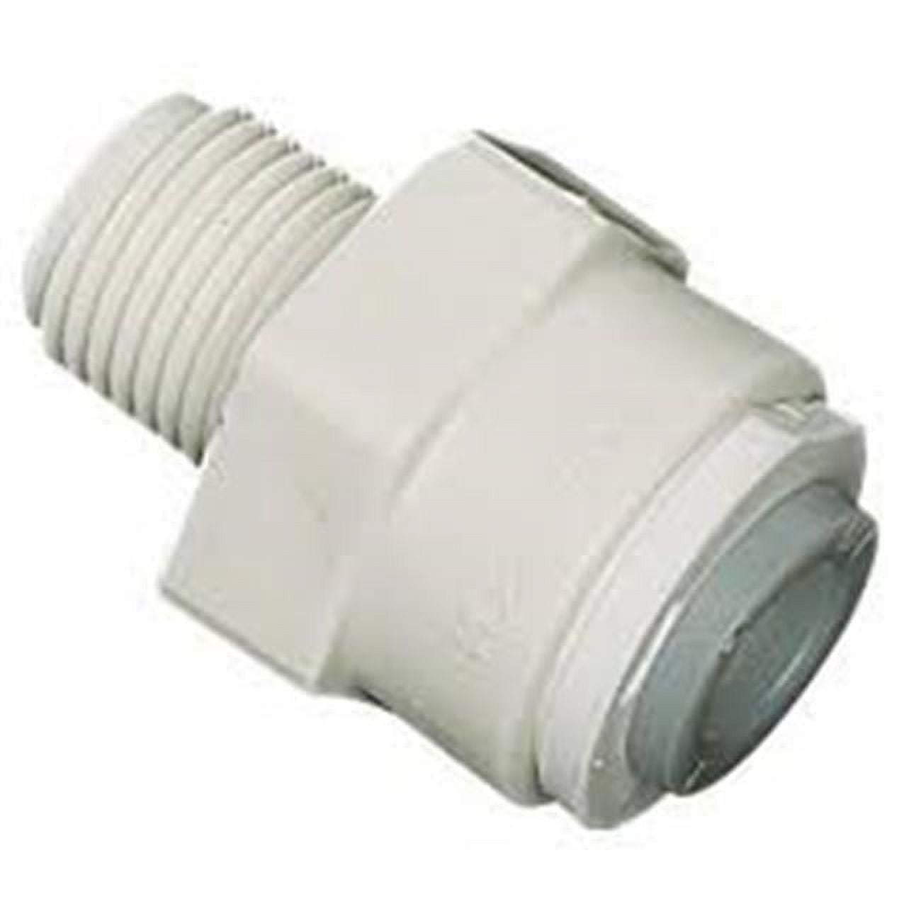 Watts Aqualock 1/4 In. OD x 1/8 In. MPT Pushto Connect Plastic Adapter PL3004