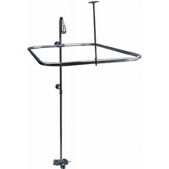 Watts Brass And Tubular Add-On Shower With Rod