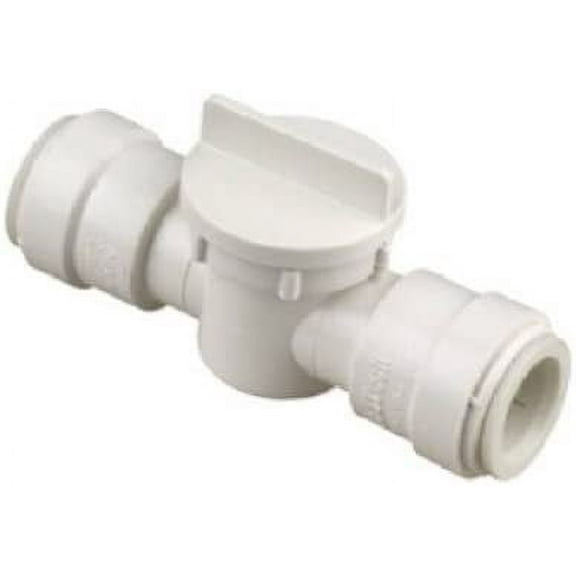 Watts Brass & Tubular 3552-0808 Straight Stop Valve, 1/2 x 3/8-In, Quick Connect - Quantity 5