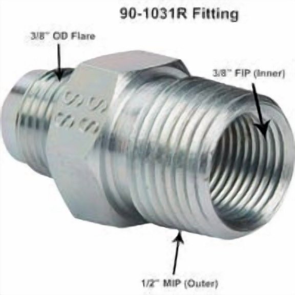 Watts Water Technologies Dormont Flare x Male Adapter Gas Fitting