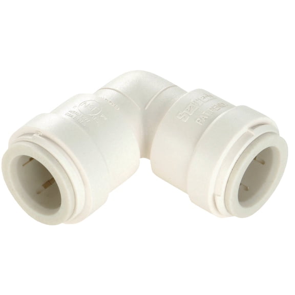 Watts Elbow Quick-Connect Plumbing Fitting - 1/2 Inch - Bagged Home & Garage Storage, Stackable Design