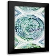 thumbnail image 1 of Watts, Eva 11x14 Black Modern Framed Museum Art Print Titled - Teal Medallion I, 1 of 5
