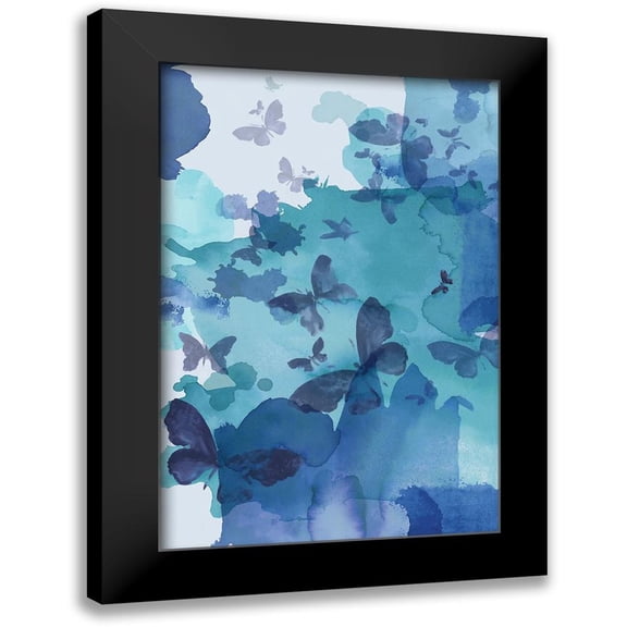 Watts, Eva 11x14 Black Modern Framed Museum Art Print Titled - Tides I