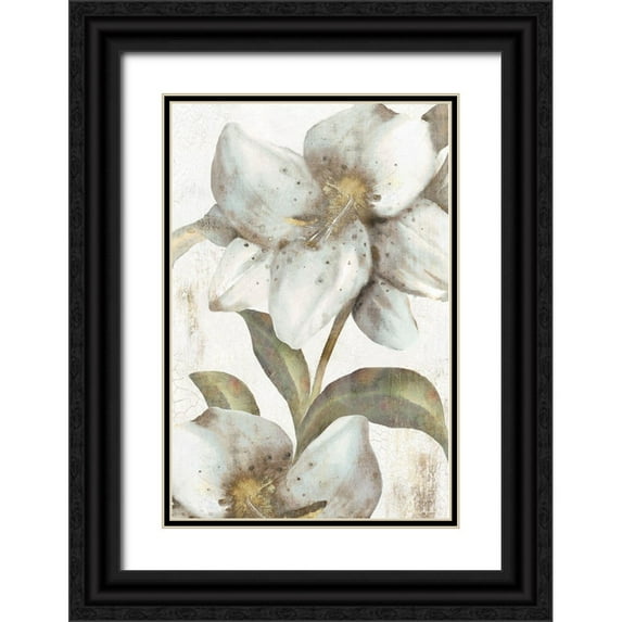 Watts, Eva 11x14 Black Ornate Wood Framed with Double Matting Museum Art Print Titled - Italian Love