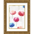 thumbnail image 1 of Watts, Eva 11x14 Gold Ornate Wood Framed with Double Matting Museum Art Print Titled - Drops of Rhapsody I, 1 of 4