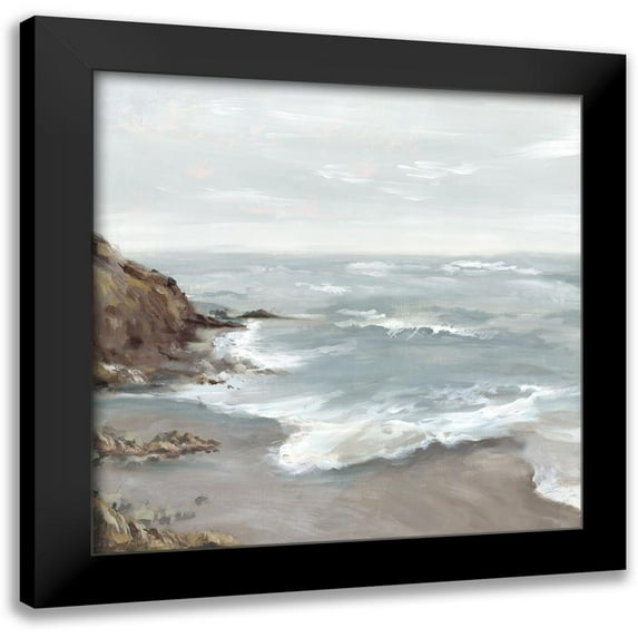 Watts, Eva 12x12 Black Modern Framed Museum Art Print Titled - Beautiful Bay