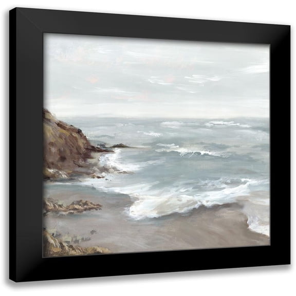 Watts, Eva 12x12 Black Modern Framed Museum Art Print Titled - Beautiful Bay