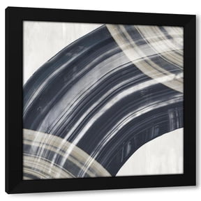 Eva Watts 12x12 Black Modern Wood Framed Wall Art Titled - Beyond Infinity II