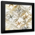 thumbnail image 1 of Watts, Eva 12x12 Black Modern Framed Museum Art Print Titled - Neutral Rustic Tile, 1 of 5