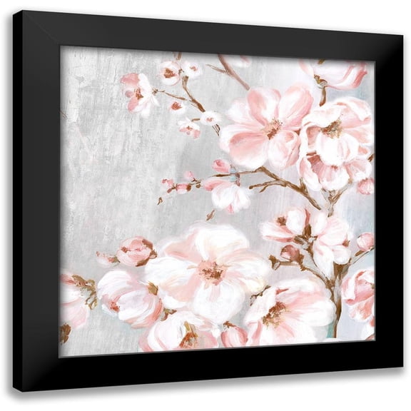 Watts, Eva 12x12 Black Modern Framed Museum Art Print Titled - Spring Cherry Blossoms II