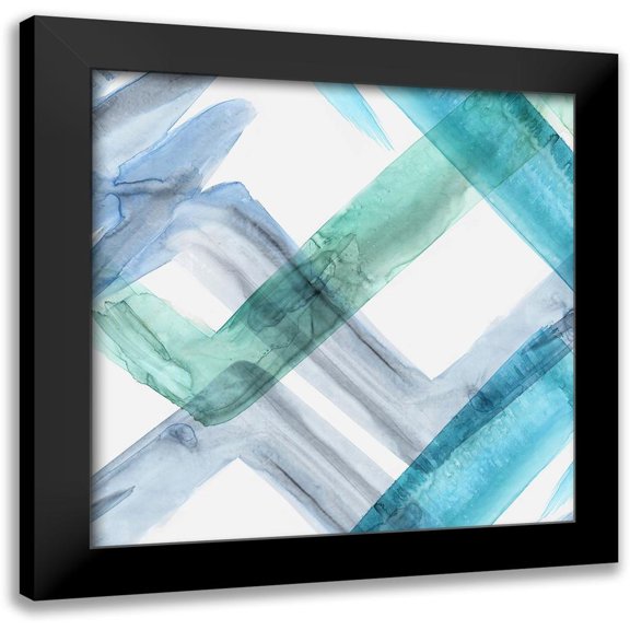 Watts, Eva 12x12 Black Modern Framed Museum Art Print Titled - Zag