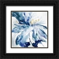 thumbnail image 1 of Watts, Eva 12x12 Black Ornate Wood Framed with Double Matting Museum Art Print Titled - Blue Grande I, 1 of 4