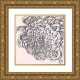 thumbnail image 1 of Watts, Eva 12x12 Gold Ornate Wood Framed with Double Matting Museum Art Print Titled - Blush Peony I, 1 of 4
