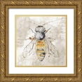 thumbnail image 1 of Watts, Eva 12x12 Gold Ornate Wood Framed with Double Matting Museum Art Print Titled - Queen Bee II, 1 of 4
