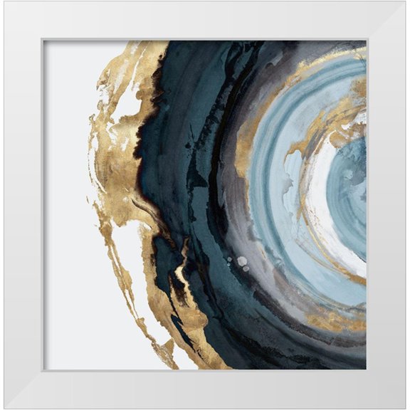 Watts, Eva 12x12 White Modern Wood Framed Museum Art Print Titled - Geo Circle