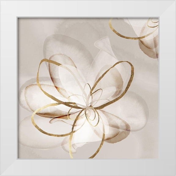 Watts, Eva 12x12 White Modern Wood Framed Museum Art Print Titled - Transparent Beauty II