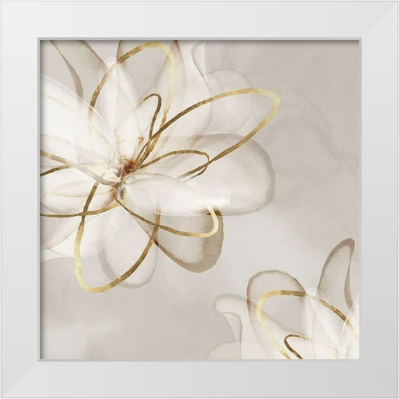 Watts, Eva 12x12 White Modern Wood Framed Museum Art Print Titled - Transparent Beauty I