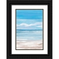 thumbnail image 1 of Watts, Eva 13x18 Black Ornate Wood Framed with Double Matting Museum Art Print Titled - Sea Landscape I, 1 of 4