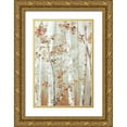 thumbnail image 1 of Watts, Eva 13x18 Gold Ornate Wood Framed with Double Matting Museum Art Print Titled - Birch Wood I, 1 of 4