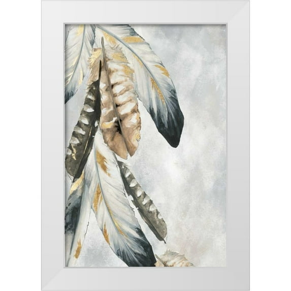 Watts, Eva 13x18 White Modern Wood Framed Museum Art Print Titled - Golden Bunch