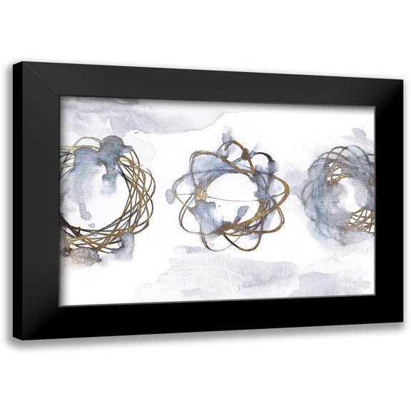 Watts, Eva 14x11 Black Modern Framed Museum Art Print Titled - Einstein Atom I