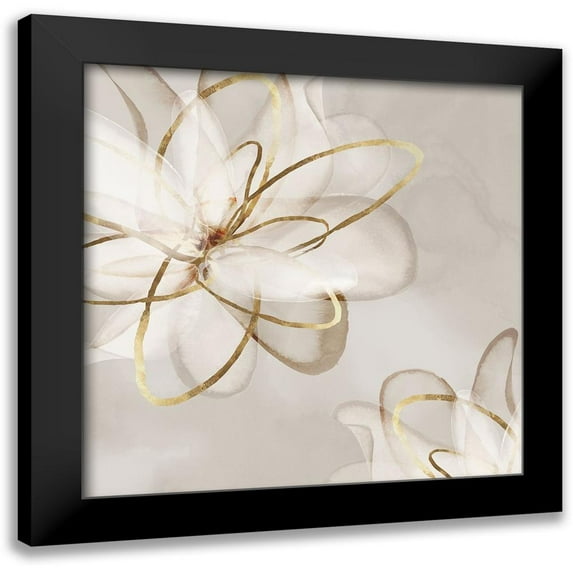 Watts, Eva 15x15 Black Modern Framed Museum Art Print Titled - Transparent Beauty I