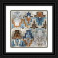 thumbnail image 1 of Watts, Eva 15x15 Black Ornate Wood Framed with Double Matting Museum Art Print Titled - Essence I, 1 of 4