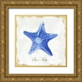 thumbnail image 1 of Watts, Eva 15x15 Gold Ornate Wood Framed with Double Matting Museum Art Print Titled - Blue Starfish, 1 of 4
