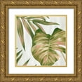 thumbnail image 1 of Watts, Eva 15x15 Gold Ornate Wood Framed with Double Matting Museum Art Print Titled - Pink Leaves I, 1 of 4