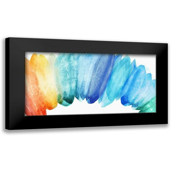 Watts, Eva 18x11 Black Modern Framed Museum Art Print Titled - Burst of Rainbow