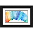thumbnail image 1 of Watts, Eva 18x11 Black Ornate Wood Framed with Double Matting Museum Art Print Titled - Burst of Rainbow, 1 of 4