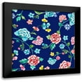 thumbnail image 1 of Watts, Eva 20x20 Black Modern Framed Museum Art Print Titled - Floral Ornate, 1 of 5