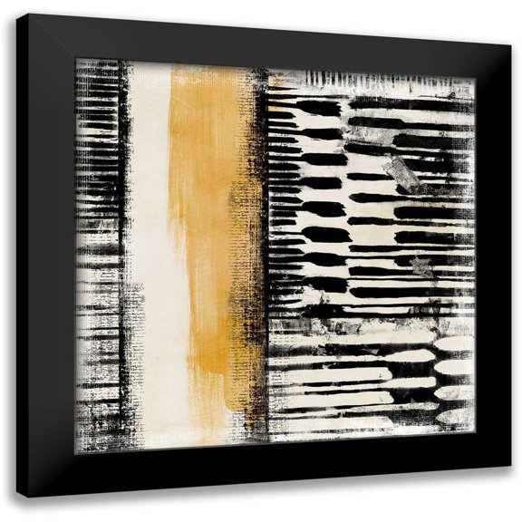 Watts, Eva 20x20 Black Modern Framed Museum Art Print Titled - No Borders III