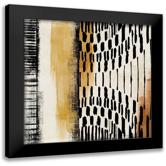 Watts, Eva 20x20 Black Modern Framed Museum Art Print Titled - No Borders II