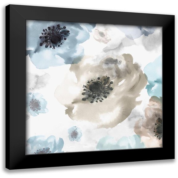 Watts, Eva 20x20 Black Modern Framed Museum Art Print Titled - Soft Cascade II