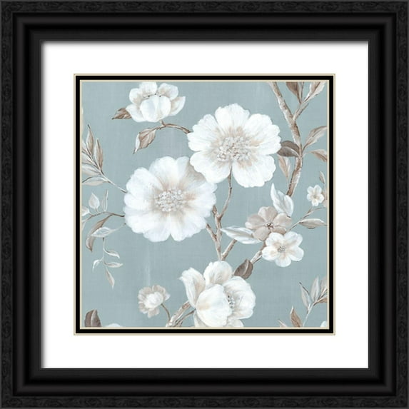 Watts, Eva 20x20 Black Ornate Wood Framed with Double Matting Museum Art Print Titled - Quiet Memories
