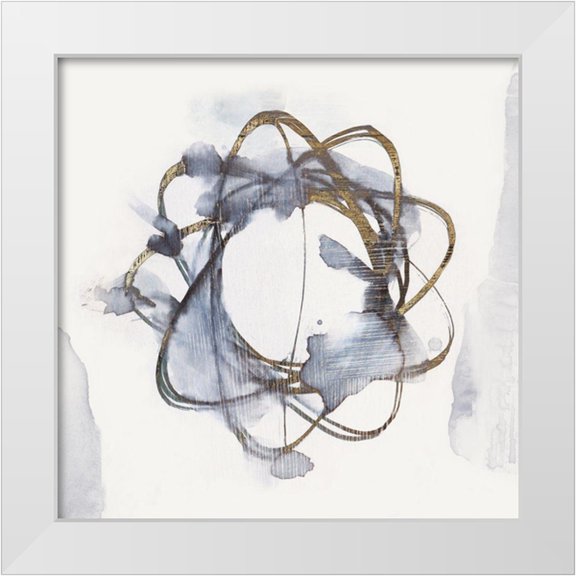 Watts, Eva 20x20 White Modern Wood Framed Museum Art Print Titled - Einstein Atom III