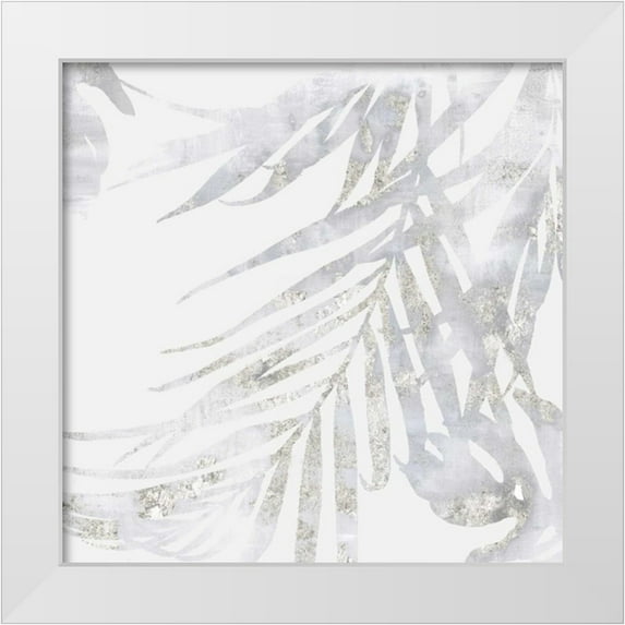 Watts, Eva 20x20 White Modern Wood Framed Museum Art Print Titled - Faded Leaves II