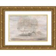 thumbnail image 1 of Watts, Eva 24x17 Gold Ornate Wood Framed with Double Matting Museum Art Print Titled - Mountainous, 1 of 4