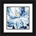 thumbnail image 1 of Watts, Eva 26x26 Black Ornate Wood Framed with Double Matting Museum Art Print Titled - Blue Grande II, 1 of 4
