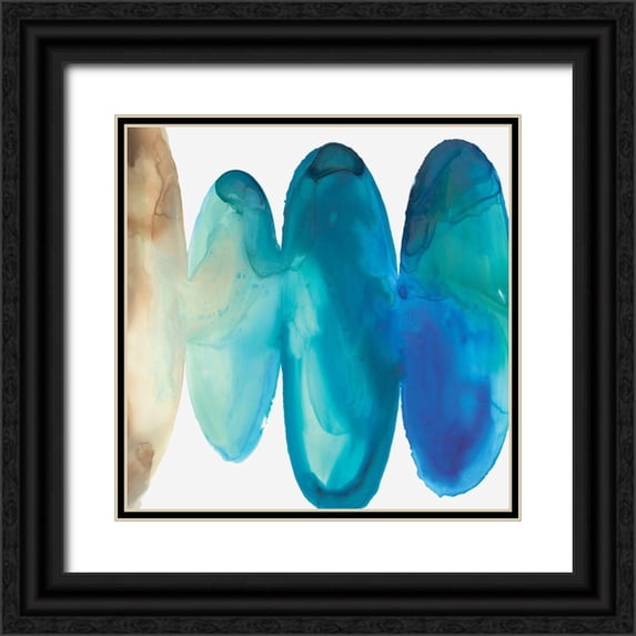 Watts, Eva 26x26 Black Ornate Wood Framed with Double Matting Museum Art Print Titled - Bound II