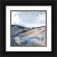 thumbnail image 1 of Watts, Eva 26x26 Black Ornate Wood Framed with Double Matting Museum Art Print Titled - Walking Hills, 1 of 4