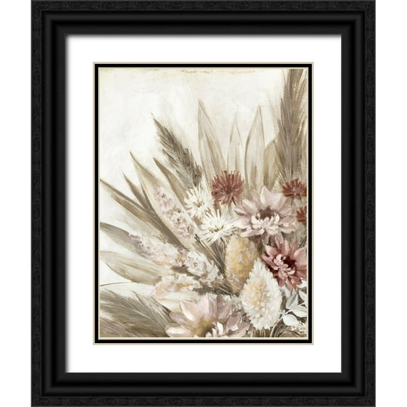 Watts, Eva 26x32 Black Ornate Wood Framed with Double Matting Museum Art Print Titled - Send all your Love I